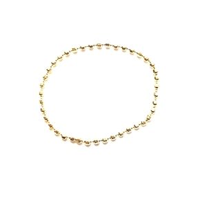 14kt. yellow gold chain bead ring